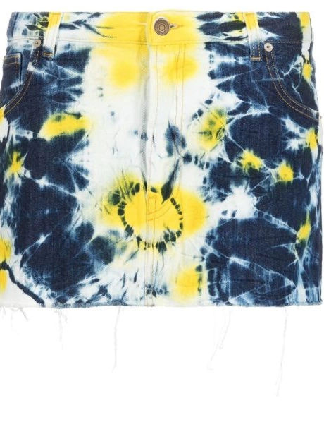 Affordable Women Alanui tie skirt dye-print mini 0414